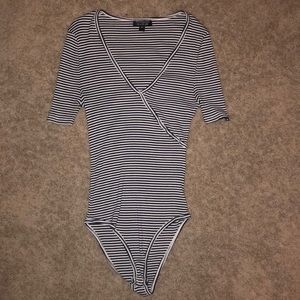 TopShop striped bodysuit